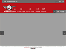 Tablet Screenshot of libertium-spain.com
